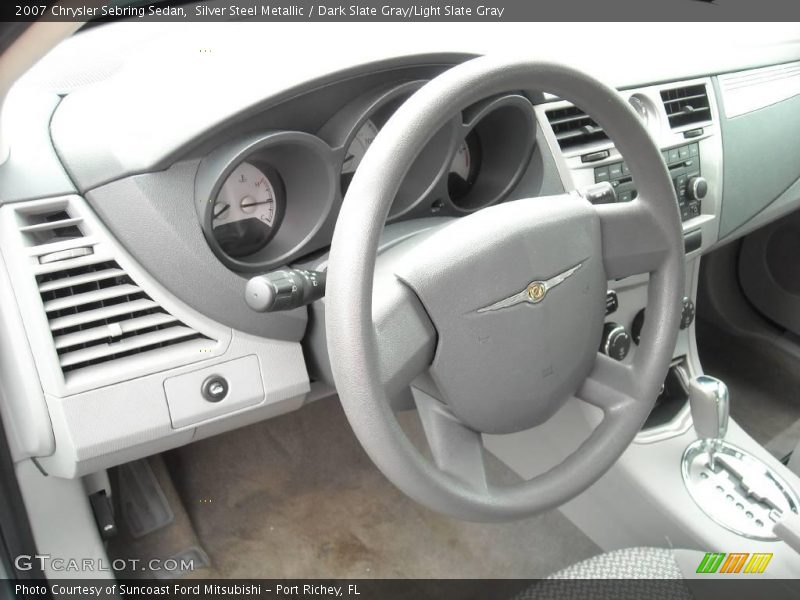 Silver Steel Metallic / Dark Slate Gray/Light Slate Gray 2007 Chrysler Sebring Sedan