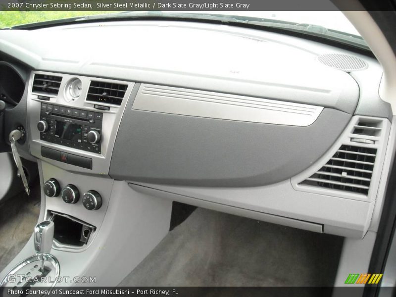 Silver Steel Metallic / Dark Slate Gray/Light Slate Gray 2007 Chrysler Sebring Sedan