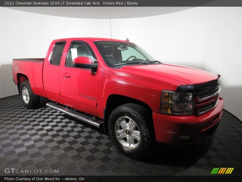 Victory Red / Ebony 2012 Chevrolet Silverado 1500 LT Extended Cab 4x4
