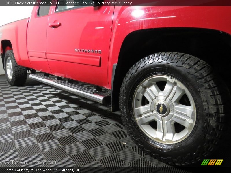 Victory Red / Ebony 2012 Chevrolet Silverado 1500 LT Extended Cab 4x4