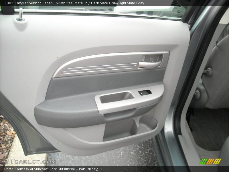 Silver Steel Metallic / Dark Slate Gray/Light Slate Gray 2007 Chrysler Sebring Sedan