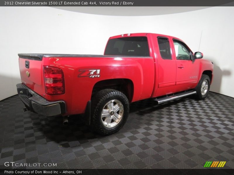 Victory Red / Ebony 2012 Chevrolet Silverado 1500 LT Extended Cab 4x4