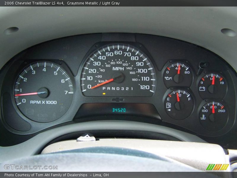 Graystone Metallic / Light Gray 2006 Chevrolet TrailBlazer LS 4x4