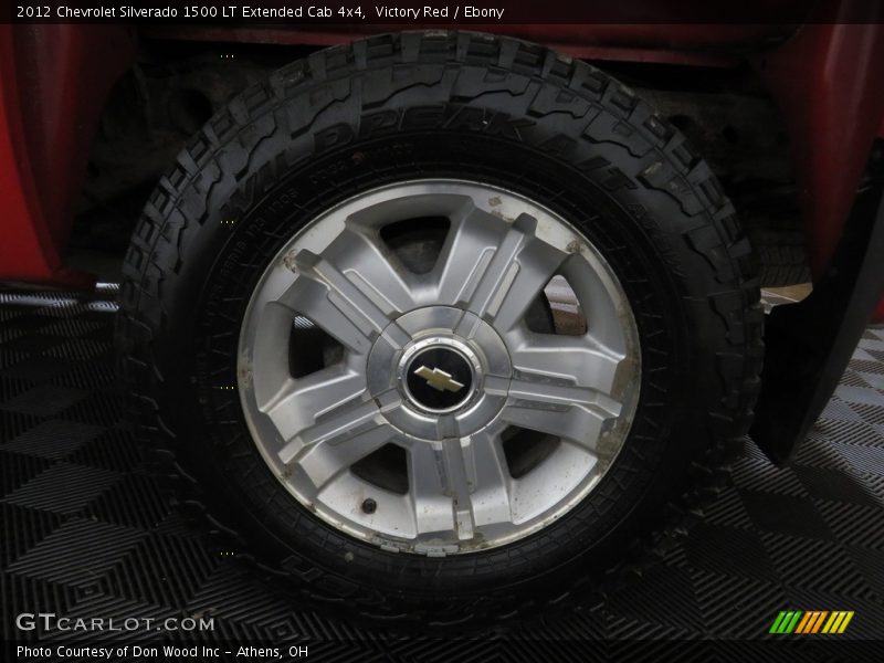 Victory Red / Ebony 2012 Chevrolet Silverado 1500 LT Extended Cab 4x4