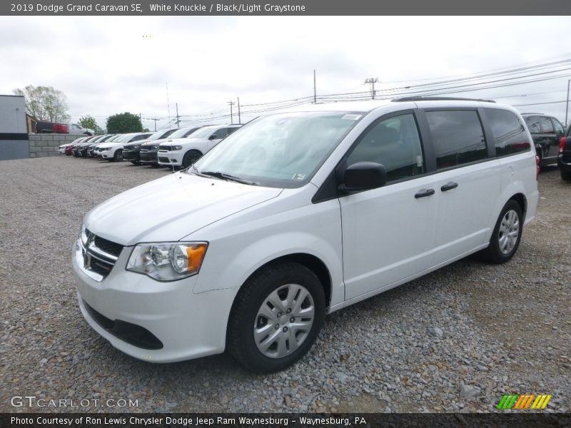 White Knuckle / Black/Light Graystone 2019 Dodge Grand Caravan SE