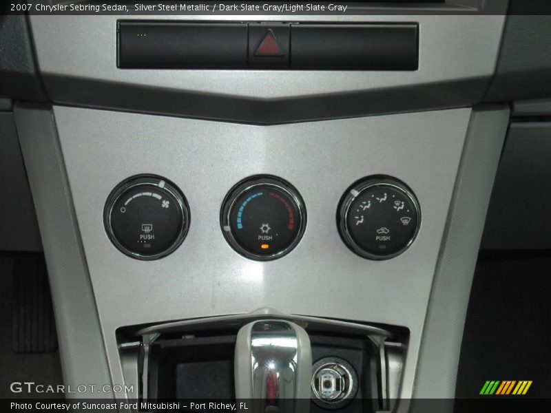 Silver Steel Metallic / Dark Slate Gray/Light Slate Gray 2007 Chrysler Sebring Sedan