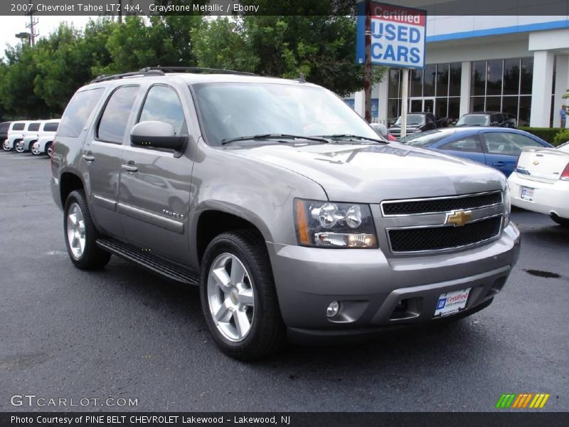 Graystone Metallic / Ebony 2007 Chevrolet Tahoe LTZ 4x4