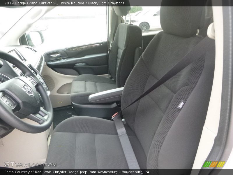 White Knuckle / Black/Light Graystone 2019 Dodge Grand Caravan SE