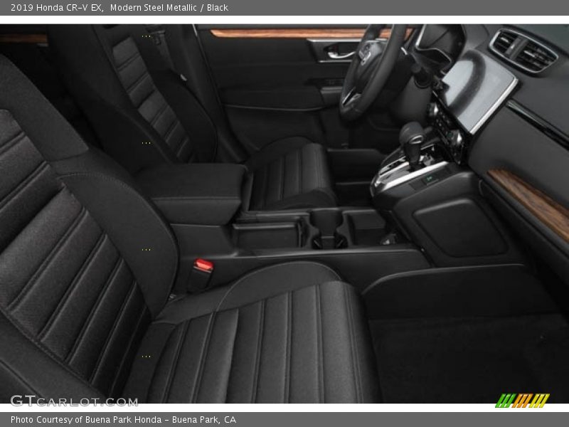 Modern Steel Metallic / Black 2019 Honda CR-V EX