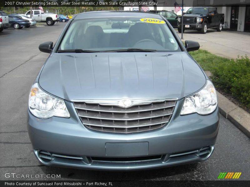 Silver Steel Metallic / Dark Slate Gray/Light Slate Gray 2007 Chrysler Sebring Sedan
