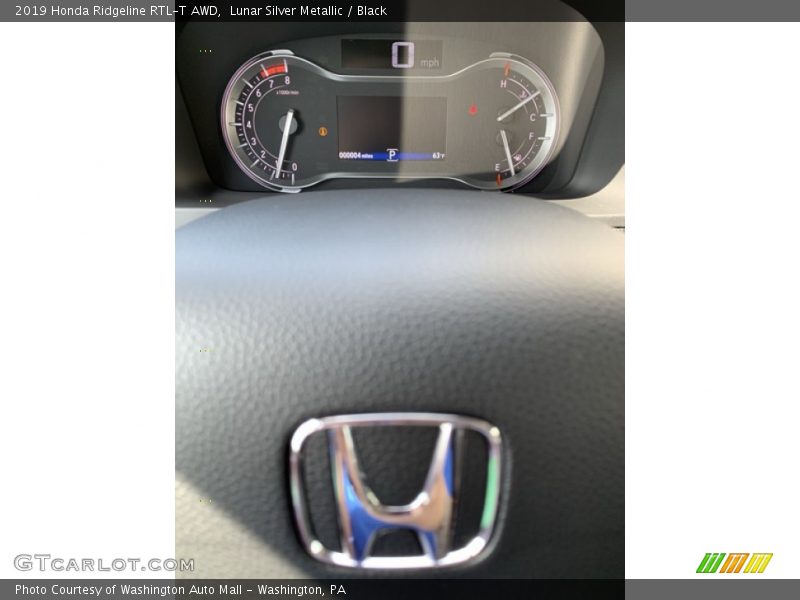 Lunar Silver Metallic / Black 2019 Honda Ridgeline RTL-T AWD