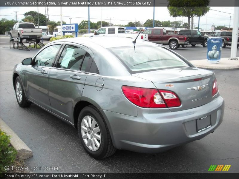 Silver Steel Metallic / Dark Slate Gray/Light Slate Gray 2007 Chrysler Sebring Sedan