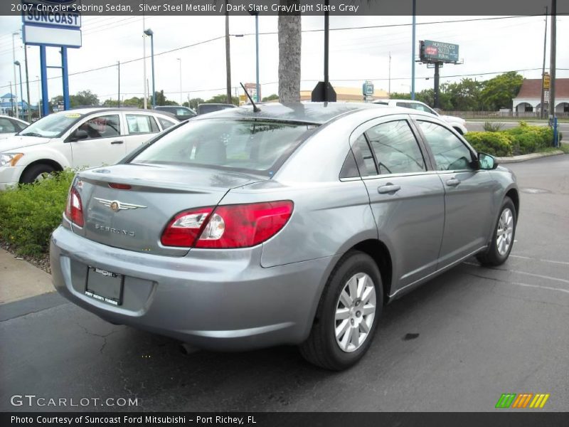 Silver Steel Metallic / Dark Slate Gray/Light Slate Gray 2007 Chrysler Sebring Sedan