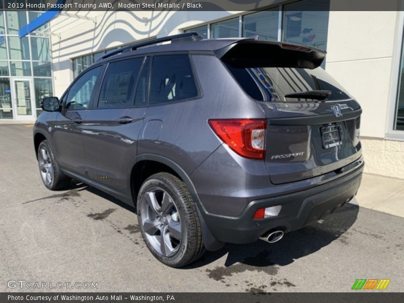 Modern Steel Metallic / Black 2019 Honda Passport Touring AWD