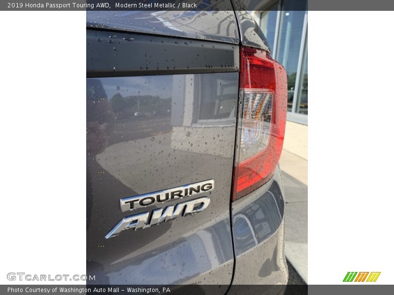 Modern Steel Metallic / Black 2019 Honda Passport Touring AWD