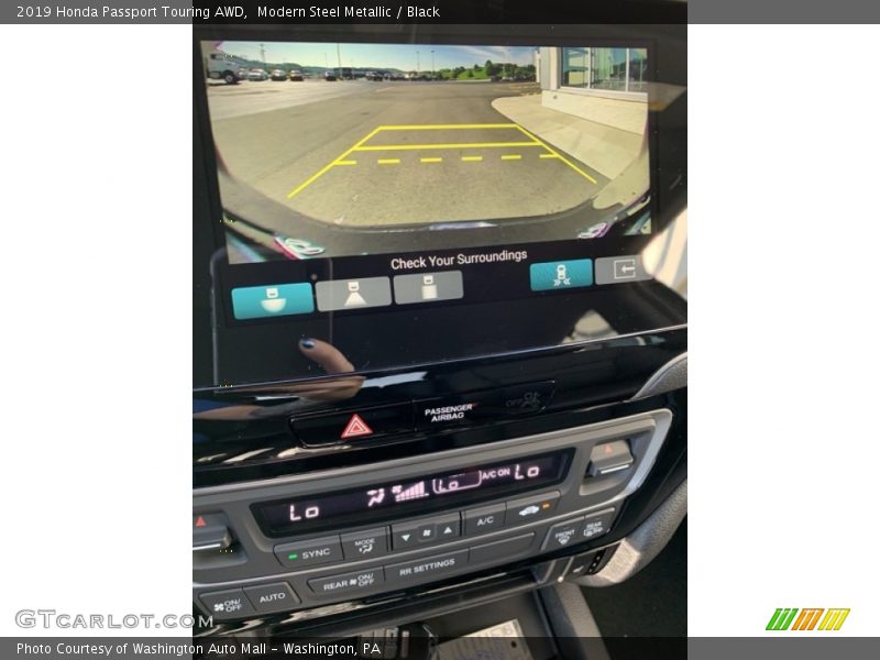 Modern Steel Metallic / Black 2019 Honda Passport Touring AWD