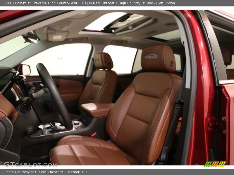 Cajun Red Tintcoat / High Country Jet Black/Loft Brown 2018 Chevrolet Traverse High Country AWD