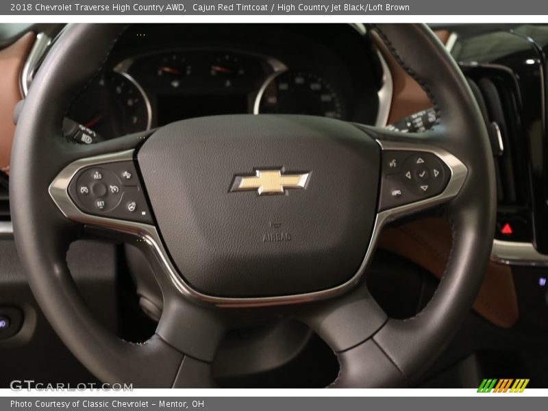 Cajun Red Tintcoat / High Country Jet Black/Loft Brown 2018 Chevrolet Traverse High Country AWD