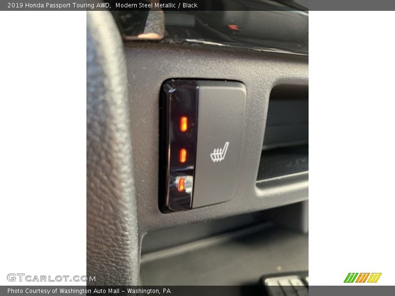 Modern Steel Metallic / Black 2019 Honda Passport Touring AWD