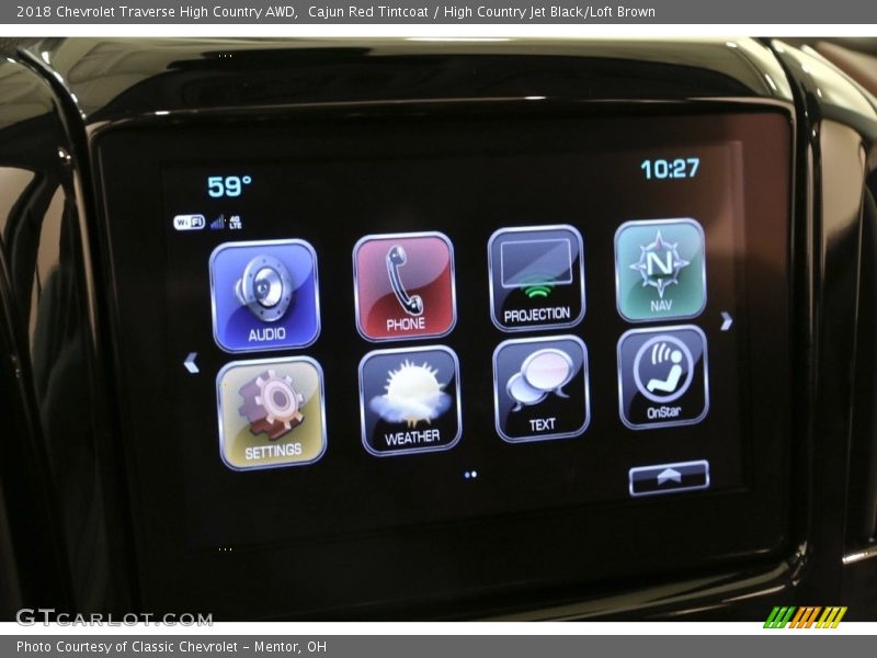 Cajun Red Tintcoat / High Country Jet Black/Loft Brown 2018 Chevrolet Traverse High Country AWD