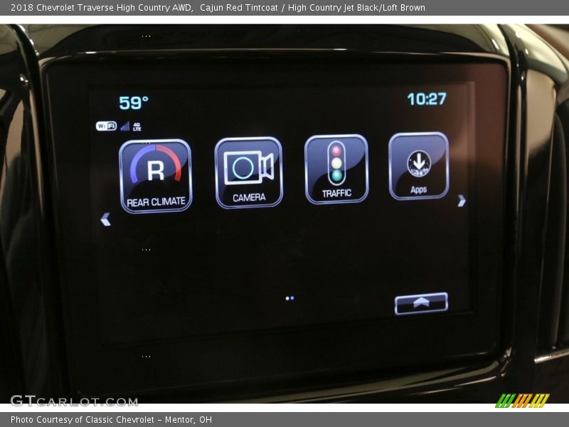 Cajun Red Tintcoat / High Country Jet Black/Loft Brown 2018 Chevrolet Traverse High Country AWD