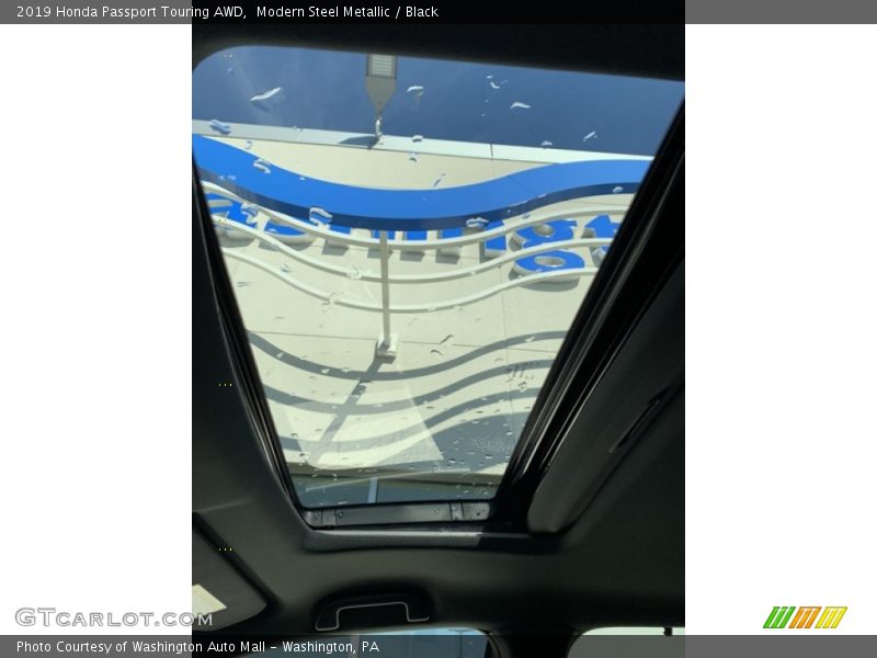 Modern Steel Metallic / Black 2019 Honda Passport Touring AWD