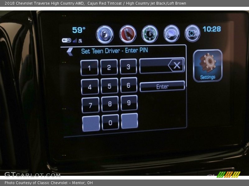 Cajun Red Tintcoat / High Country Jet Black/Loft Brown 2018 Chevrolet Traverse High Country AWD