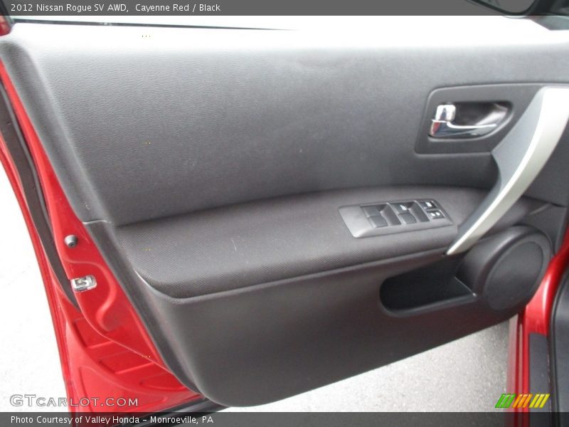Cayenne Red / Black 2012 Nissan Rogue SV AWD