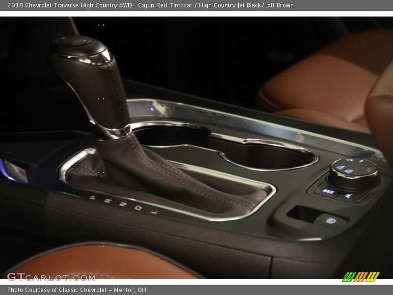 Cajun Red Tintcoat / High Country Jet Black/Loft Brown 2018 Chevrolet Traverse High Country AWD