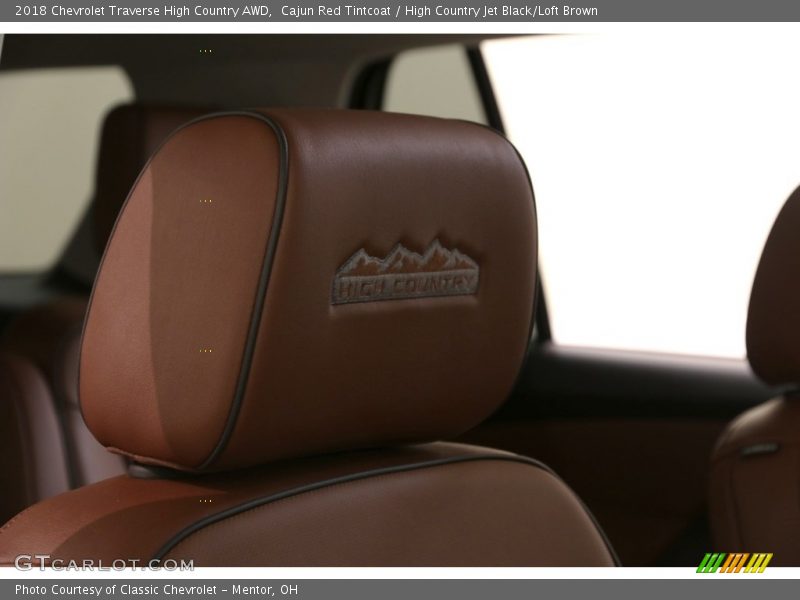 Cajun Red Tintcoat / High Country Jet Black/Loft Brown 2018 Chevrolet Traverse High Country AWD