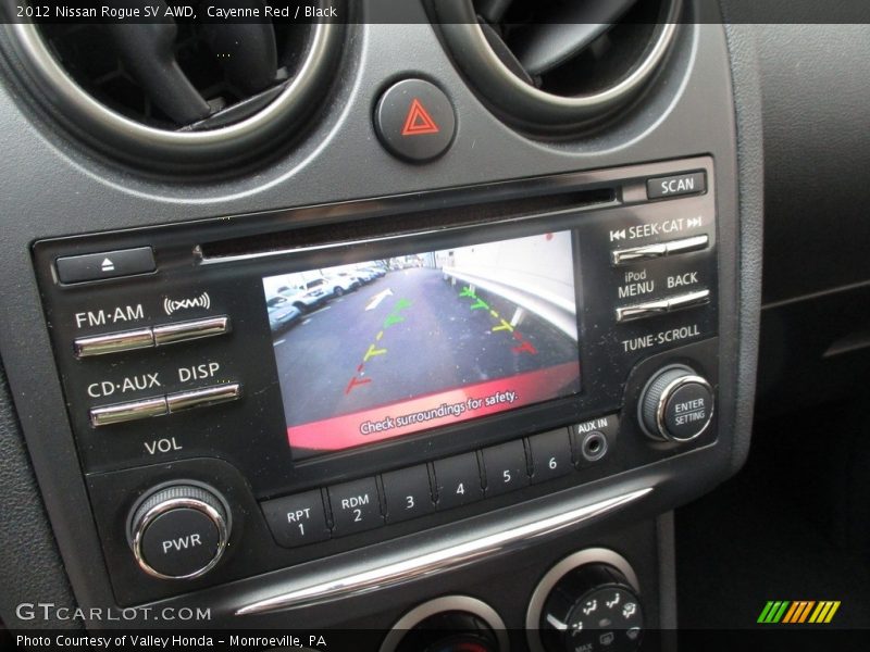 Cayenne Red / Black 2012 Nissan Rogue SV AWD