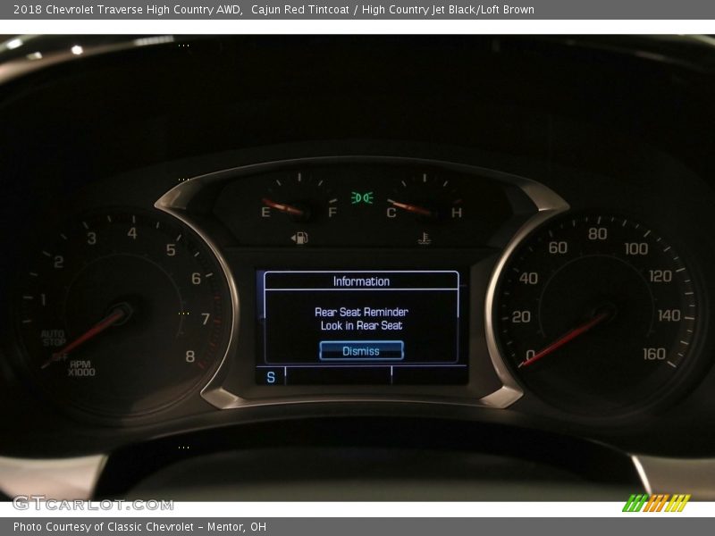 Cajun Red Tintcoat / High Country Jet Black/Loft Brown 2018 Chevrolet Traverse High Country AWD