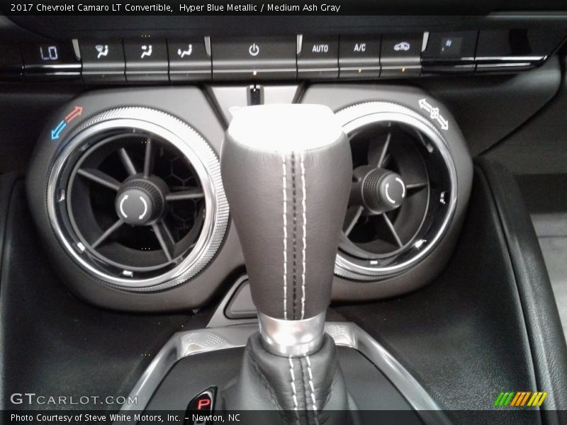 Hyper Blue Metallic / Medium Ash Gray 2017 Chevrolet Camaro LT Convertible