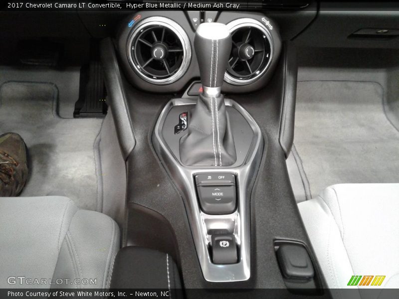 Hyper Blue Metallic / Medium Ash Gray 2017 Chevrolet Camaro LT Convertible