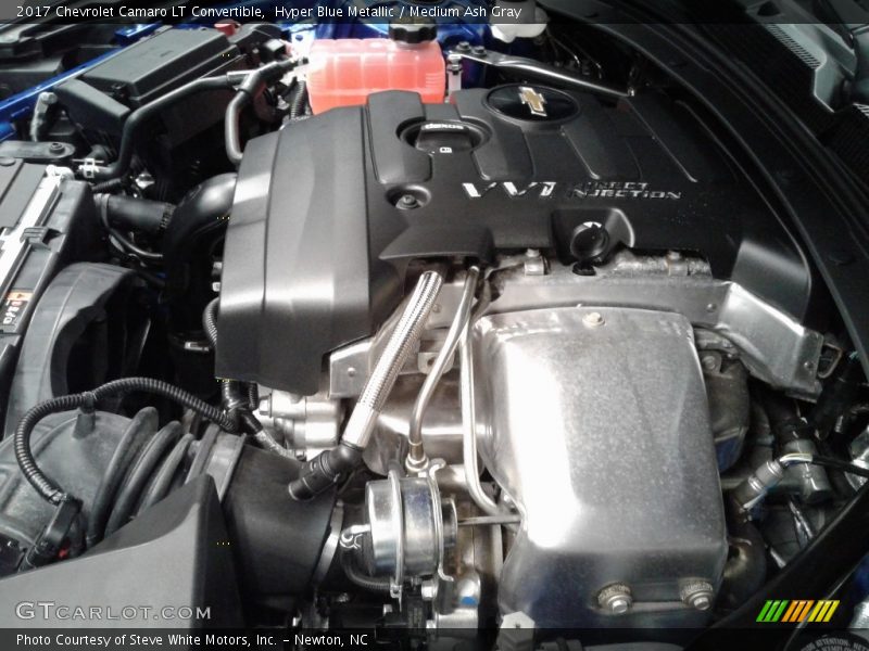 Hyper Blue Metallic / Medium Ash Gray 2017 Chevrolet Camaro LT Convertible