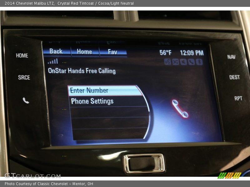 Crystal Red Tintcoat / Cocoa/Light Neutral 2014 Chevrolet Malibu LTZ