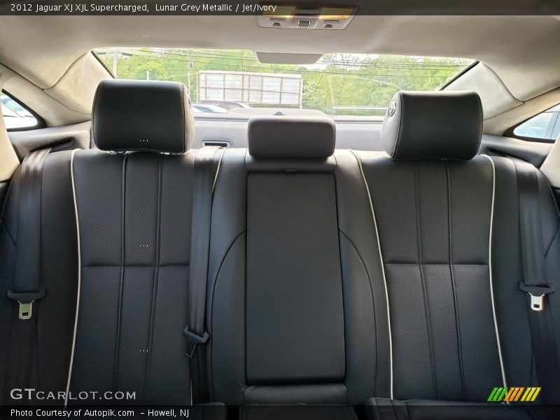 Lunar Grey Metallic / Jet/Ivory 2012 Jaguar XJ XJL Supercharged