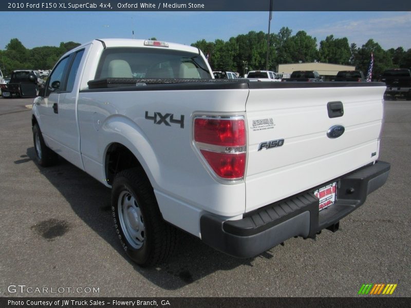 Oxford White / Medium Stone 2010 Ford F150 XL SuperCab 4x4