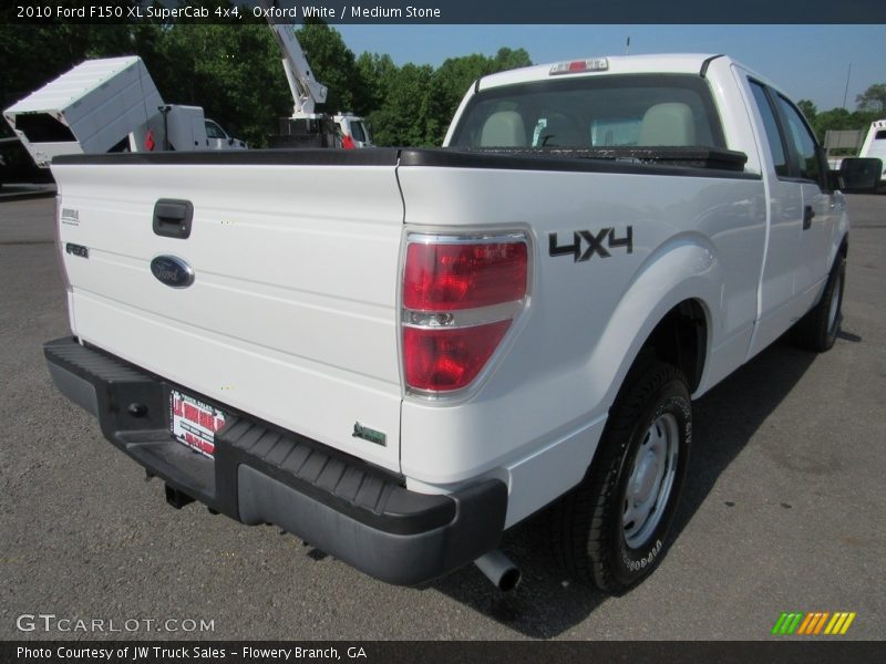 Oxford White / Medium Stone 2010 Ford F150 XL SuperCab 4x4