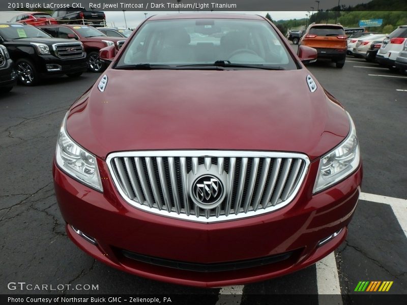 Red Jewel Tintcoat / Dark Titanium/Light Titanium 2011 Buick LaCrosse CXL