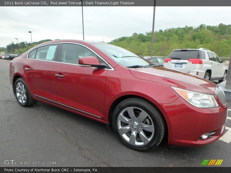 Red Jewel Tintcoat / Dark Titanium/Light Titanium 2011 Buick LaCrosse CXL