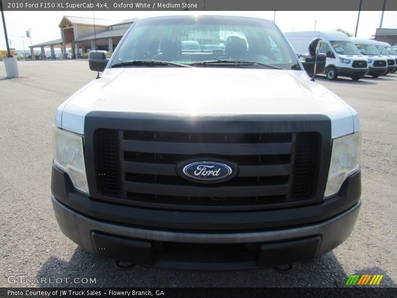 Oxford White / Medium Stone 2010 Ford F150 XL SuperCab 4x4