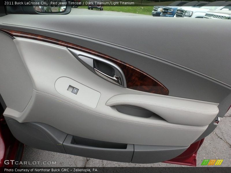 Red Jewel Tintcoat / Dark Titanium/Light Titanium 2011 Buick LaCrosse CXL