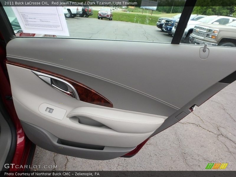 Red Jewel Tintcoat / Dark Titanium/Light Titanium 2011 Buick LaCrosse CXL