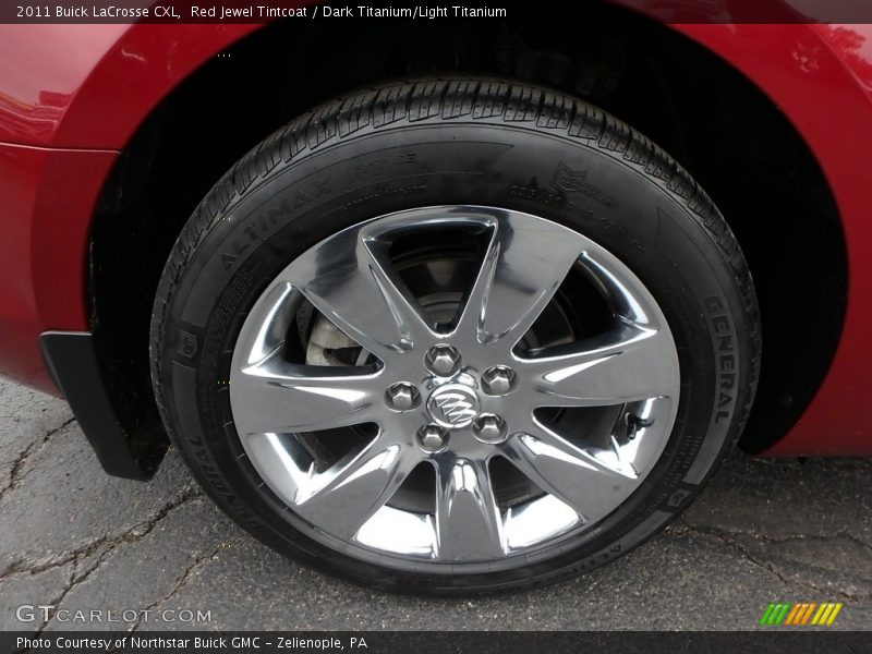 Red Jewel Tintcoat / Dark Titanium/Light Titanium 2011 Buick LaCrosse CXL
