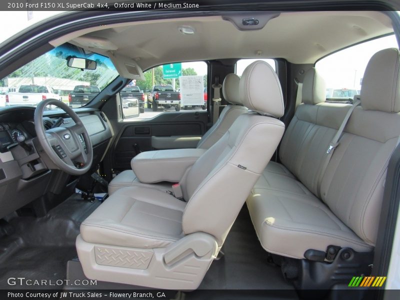 Oxford White / Medium Stone 2010 Ford F150 XL SuperCab 4x4