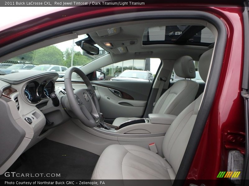 Red Jewel Tintcoat / Dark Titanium/Light Titanium 2011 Buick LaCrosse CXL