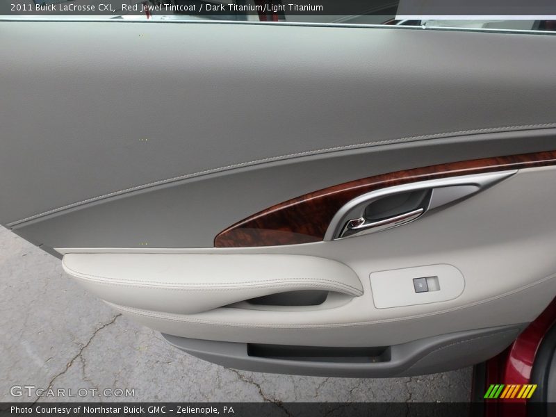 Red Jewel Tintcoat / Dark Titanium/Light Titanium 2011 Buick LaCrosse CXL