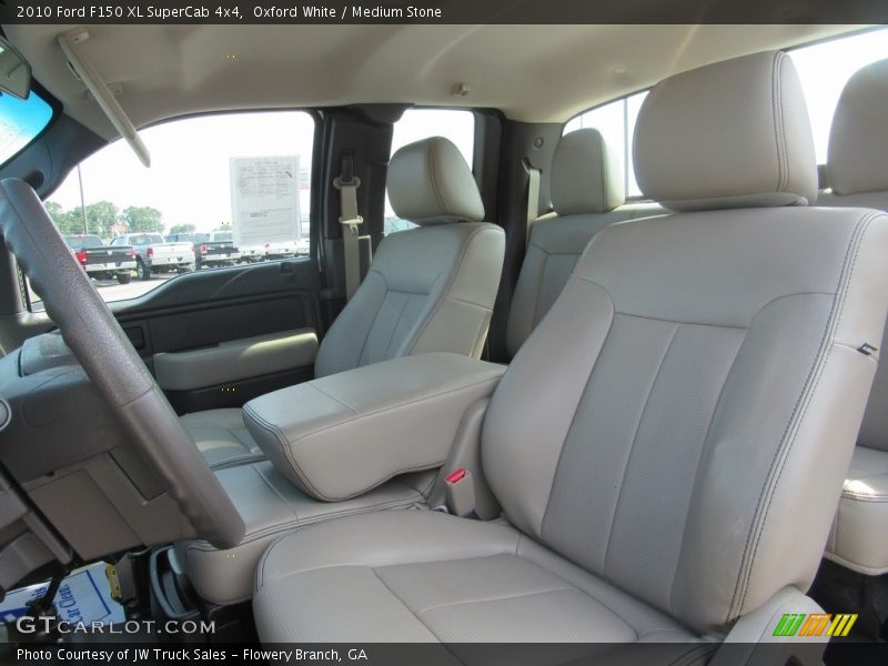Oxford White / Medium Stone 2010 Ford F150 XL SuperCab 4x4