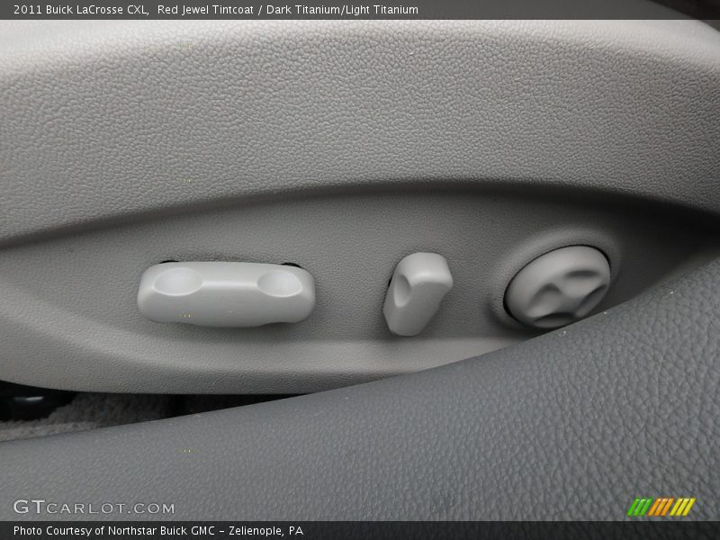 Red Jewel Tintcoat / Dark Titanium/Light Titanium 2011 Buick LaCrosse CXL